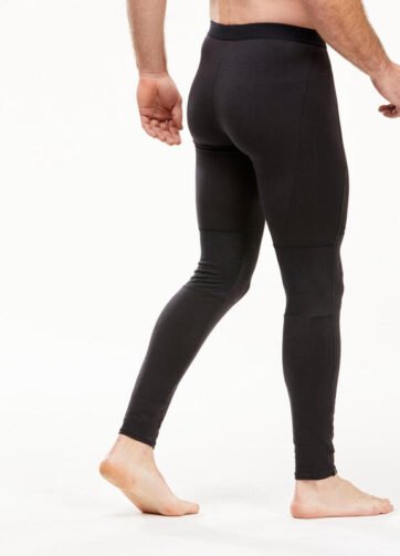 Mallas largas/Leggings prenda interior lana merina trekking montaña Hombre MT500