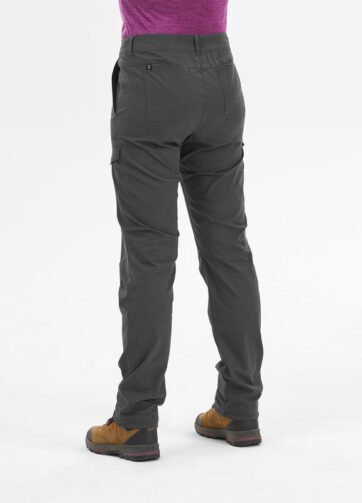 Pantalón cargo de montaña y trekking Mujer Forclaz Travel 100 gris