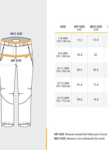 Pantalón de montaña y nieve térmico perlante Niños 7-15 años Quechua SH500